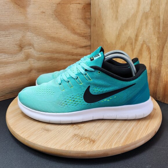 Nike Free RN 2018 Womens Blue Running Shoes Sneakers Size 9 - Picture 5 of 9
